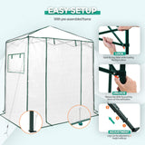 Easy Fast Setup Instant 6x4 Walk - in Indoor/Outdoor Greenhouse - Eagle Peak Custom Canopy Tent