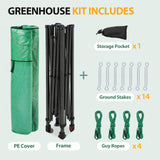 Easy Setup 8x6 Instant Pop Up Greenhouse - Eagle Peak