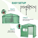 Easy Setup 8x6 Instant Pop Up Greenhouse - Eagle Peak