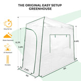 Easy Setup Instant 9x4 Pop Up Greenhouse - Eagle Peak Custom Canopy Tent