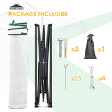 Easy Setup Instant 9x4 Pop Up Greenhouse - Eagle Peak Custom Canopy Tent