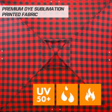 Easy Setup Straight Leg 10x10 Pop Up Canopy Tent Graphix Top w/ 100 sqft of Shade - Eagle Peak Custom Canopy Tent