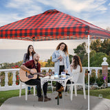 Easy Setup Straight Leg 10x10 Pop Up Canopy Tent Graphix Top w/ 100 sqft of Shade - Eagle Peak Custom Canopy Tent