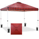 Easy Setup Straight Leg 10x10 Pop Up Canopy Tent Graphix Top w/ 100 sqft of Shade - Eagle Peak Custom Canopy Tent