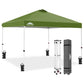 Easy Setup Straight Leg 10x10 Pop Up Canopy Tent w/ 100 sqft of Shade - Eagle Peak Custom Canopy Tent