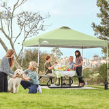 Easy Setup Straight Leg 10x10 Pop Up Canopy Tent w/ 100 sqft of Shade - Eagle Peak Custom Canopy Tent