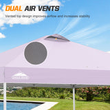 Easy Setup Straight Leg 10x10 Pop Up Canopy Tent w/ 100 sqft of Shade - Eagle Peak Custom Canopy Tent
