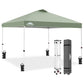 Easy Setup Straight Leg 10x10 Pop Up Canopy Tent w/ 100 sqft of Shade - Eagle Peak Custom Canopy Tent