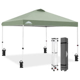 Easy Setup Straight Leg 10x10 Pop Up Canopy Tent w/ 100 sqft of Shade - Eagle Peak Custom Canopy Tent