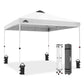Easy Setup Straight Leg 10x10 Pop Up Canopy Tent w/ 100 sqft of Shade - Eagle Peak®