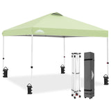 Easy Setup Straight Leg 10x10 Pop Up Canopy Tent w/ 100 sqft of Shade - Eagle Peak Custom Canopy Tent