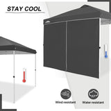 Entry Wall Panel with Zipper for 10x10 Straight Leg Canopy only, 1 Sidewall - Eagle Peak Custom Canopy Tent