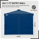 Entry Wall Panel with Zipper for 10x10 Straight Leg Canopy only, 1 Sidewall - Eagle Peak Custom Canopy Tent