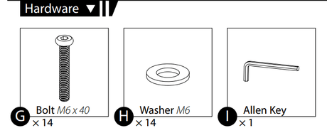 EP - FMA - A - Hardware Kit - Eagle Peak Custom Canopy Tent