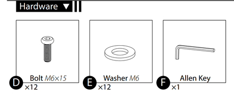 EP - FMA - C - Hardware Kit - Eagle Peak Custom Canopy Tent