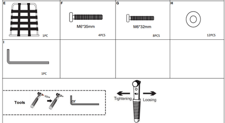 EP - FTX - C - Hardware Kit - Eagle Peak Custom Canopy Tent