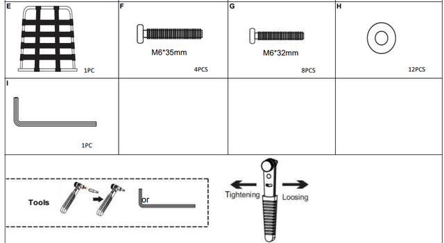 EP - FTX - C - Hardware Kit - Eagle Peak Custom Canopy Tent