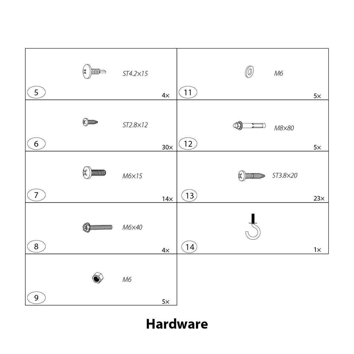 EP-SSP24-Hardware Kit - Eagle Peak®