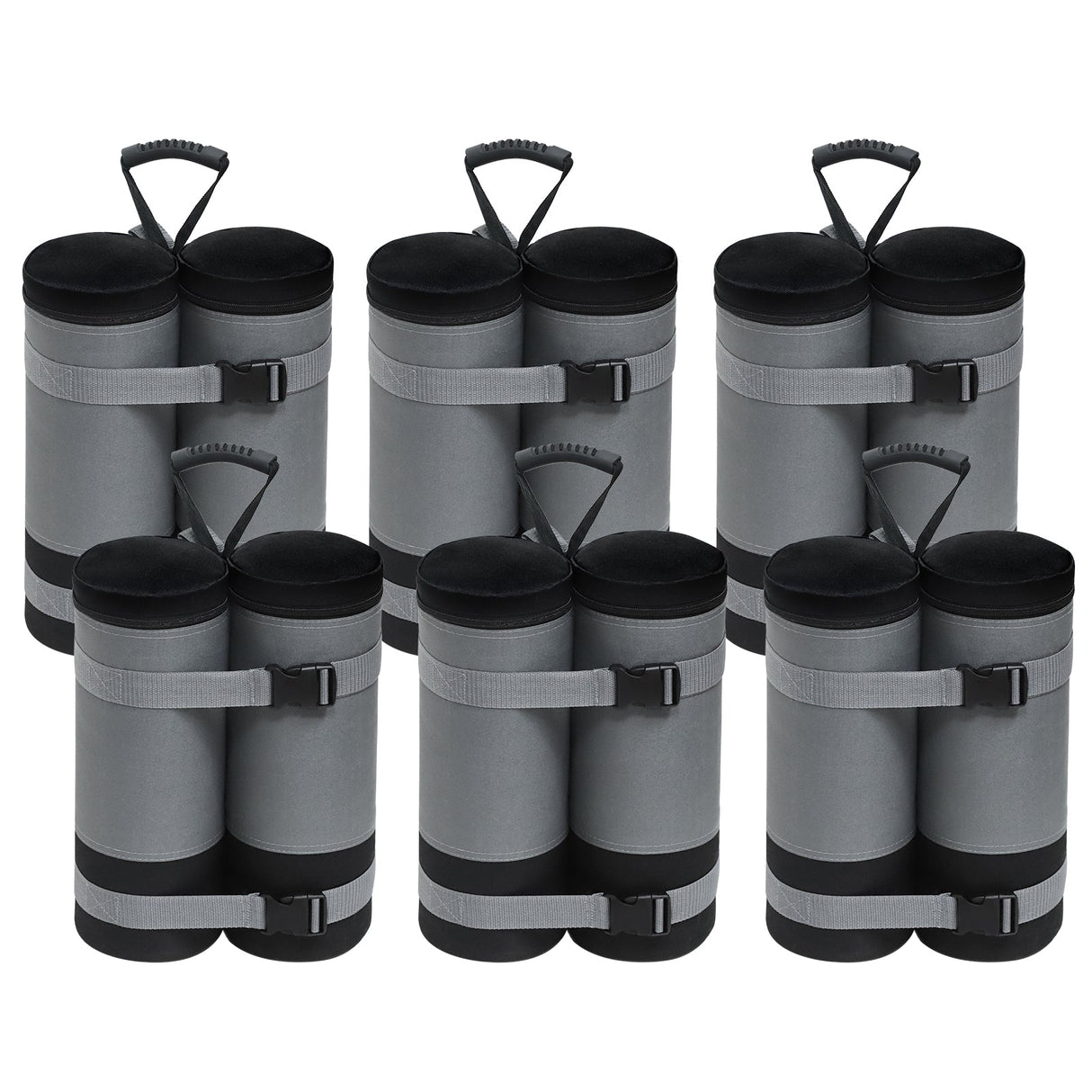 Extra Large Sandbags 180 lbs for Canopy Tent, Set of 4/6, Gray - Eagle Peak Custom Canopy Tent