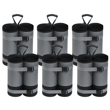 Extra Large Sandbags 180 lbs for Canopy Tent, Set of 4/6, Gray - Eagle Peak Custom Canopy Tent