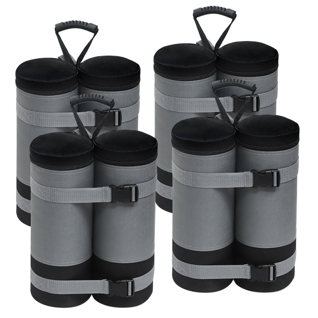 Extra Large Sandbags 180 lbs for Canopy Tent, Set of 4/6, Gray - Eagle Peak Custom Canopy Tent