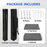 Flat Top 4x4 Pop-up Canopy Changing Room - Eagle Peak®
