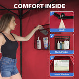 Flat Top 4x4 Pop-up Canopy Changing Room - Eagle Peak®