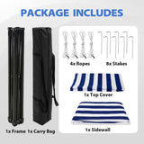 Flat Top 4x4 Pop-up Canopy Changing Room - Eagle Peak®