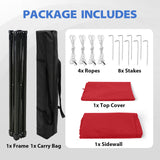 Flat Top 4x4 Pop-up Canopy Changing Room - Eagle Peak®