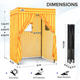 Flex Compact 5x5 Pop - up Canopy Changing Room - Eagle Peak Custom Canopy Tent