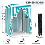 Flex Compact 5x5 Pop - up Canopy Changing Room - Eagle Peak Custom Canopy Tent