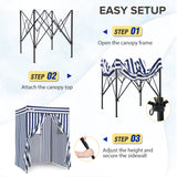 Flex Compact 5x5 Pop - up Canopy Changing Room - Eagle Peak Custom Canopy Tent