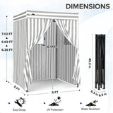 Flex Compact 5x5 Pop - up Canopy Changing Room - Eagle Peak Custom Canopy Tent