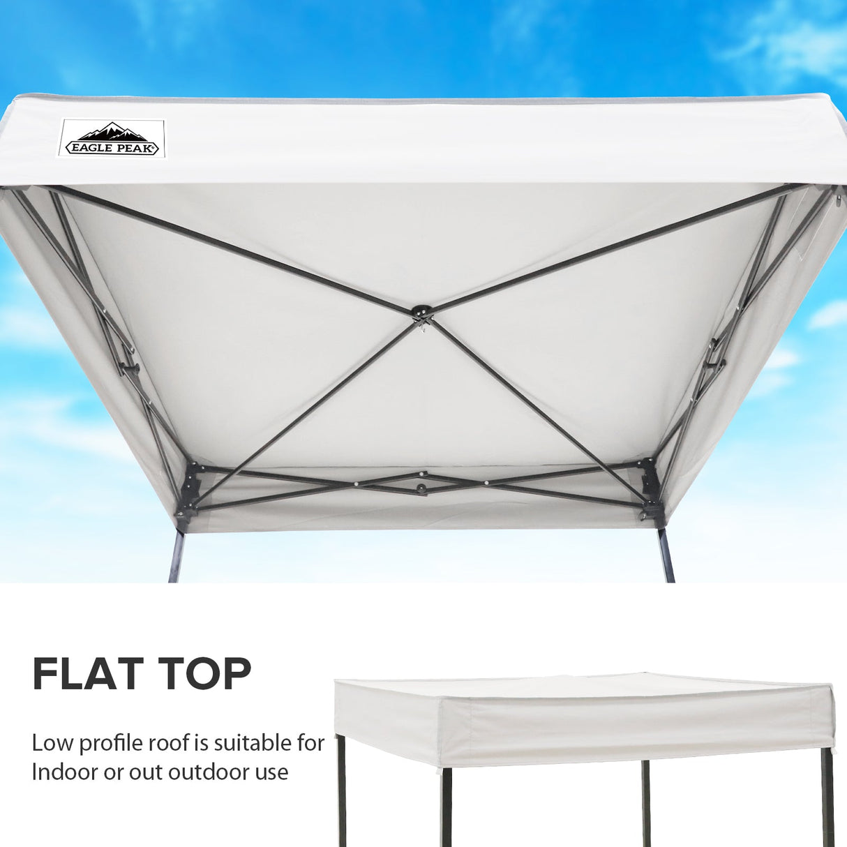 Flex Compact 5x5 Pop - up Canopy Changing Room - Eagle Peak Custom Canopy Tent