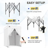 Flex Compact 5x5 Pop - up Canopy Changing Room - Eagle Peak Custom Canopy Tent