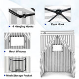 Flex Compact 5x5 Pop - up Canopy Changing Room - Eagle Peak Custom Canopy Tent