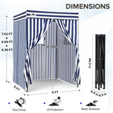 Flex Compact 5x5 Pop - up Canopy Changing Room - Eagle Peak Custom Canopy Tent