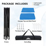 Flex Compact 5x5 Pop - up Canopy Changing Room - Eagle Peak Custom Canopy Tent