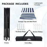 Flex Compact 5x5 Pop - up Canopy Changing Room - Eagle Peak Custom Canopy Tent