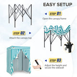 Flex Compact 5x5 Pop - up Canopy Changing Room - Eagle Peak Custom Canopy Tent