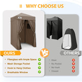 Flex Ultra Compact 4x4 Pop Up Changing Room Canopy - Eagle Peak Custom Canopy Tent