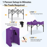 Flex Ultra Compact 4x4 Pop Up Changing Room Canopy - Eagle Peak Custom Canopy Tent