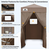 Flex Ultra Compact 4x4 Pop Up Changing Room Canopy - Eagle Peak Custom Canopy Tent
