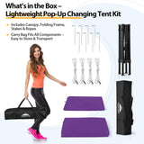 Flex Ultra Compact 4x4 Pop Up Changing Room Canopy - Eagle Peak Custom Canopy Tent