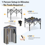 Flex Ultra Compact 4x4 Pop Up Changing Room Canopy - Eagle Peak Custom Canopy Tent