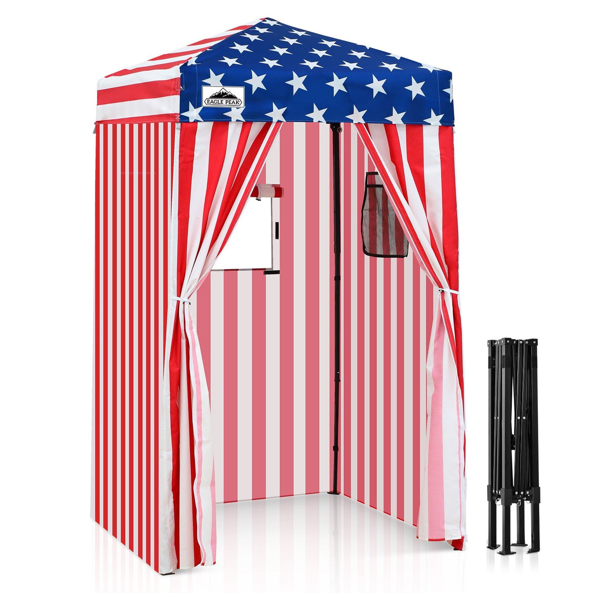Flex Ultra Compact 4x4 Pop Up Changing Room Canopy - Eagle Peak Custom Canopy Tent