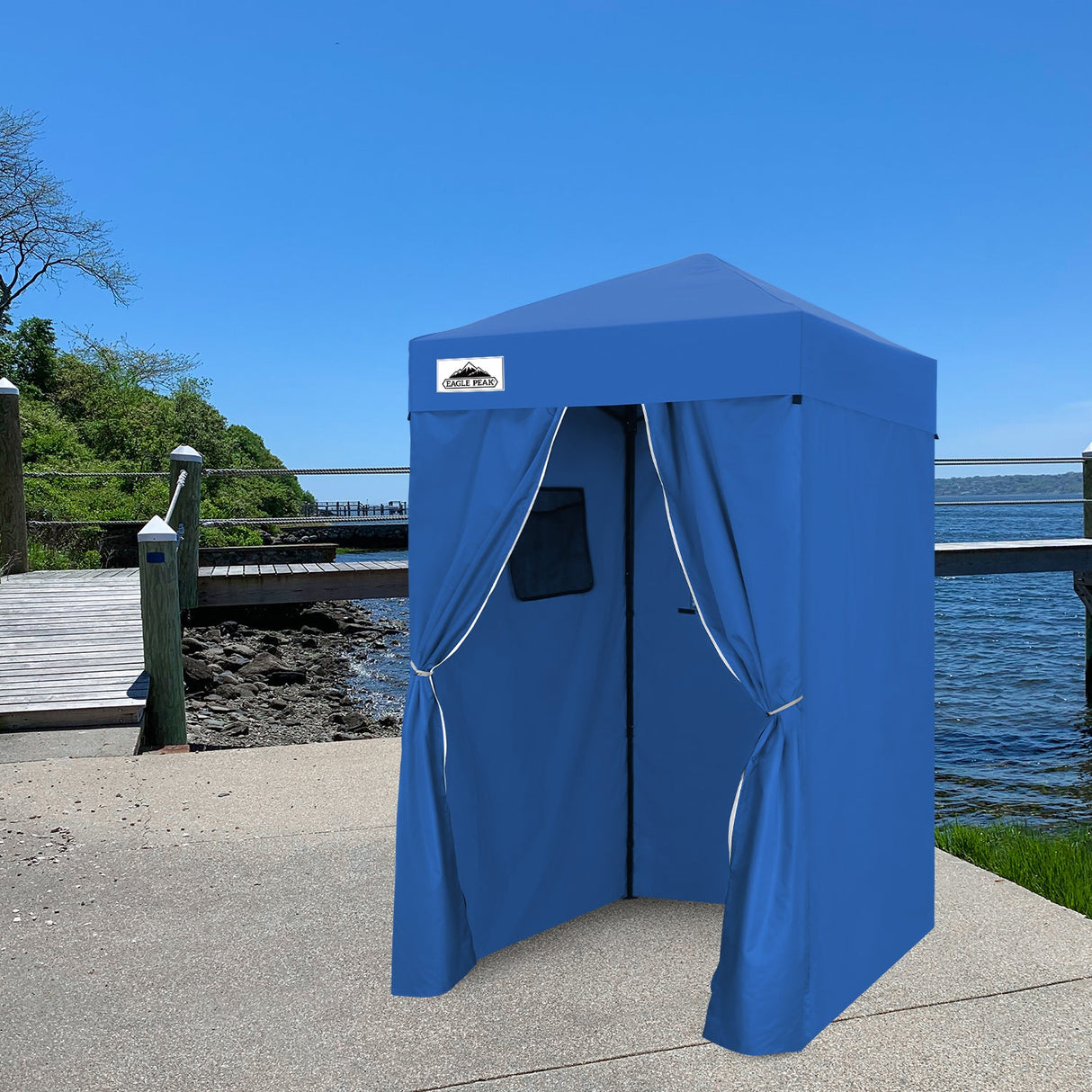 Flex Ultra Compact 4x4 Pop Up Changing Room Canopy - Eagle Peak Custom Canopy Tent