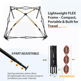 Flex Ultra Compact 4x4 Pop Up Changing Room Canopy - Eagle Peak Custom Canopy Tent
