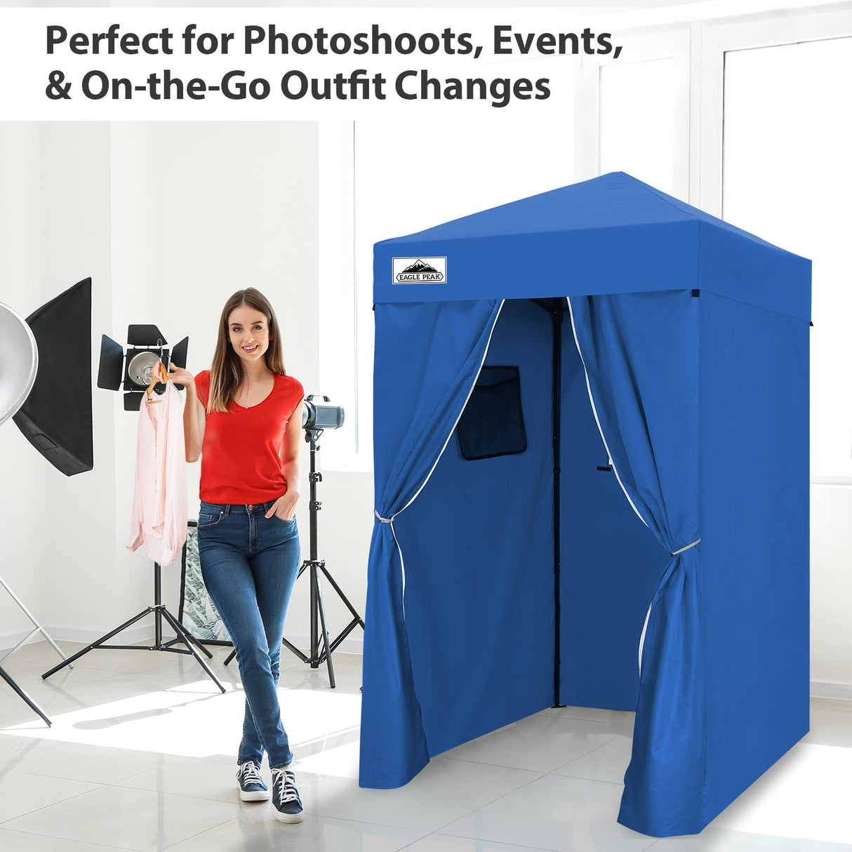 Flex Ultra Compact 4x4 Pop Up Changing Room Canopy - Eagle Peak Custom Canopy Tent