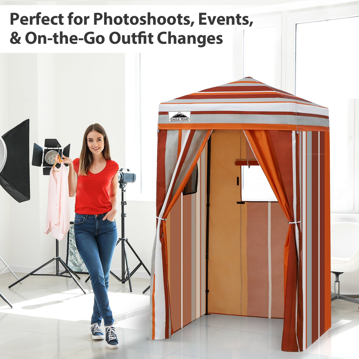 Flex Ultra Compact 4x4 Pop Up Changing Room Canopy - Eagle Peak Custom Canopy Tent